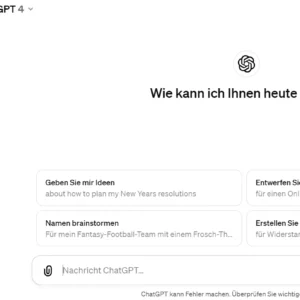 OpenAI ChatGPT Übersicht